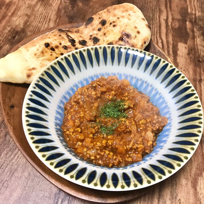 水なし簡単キーマカレー*